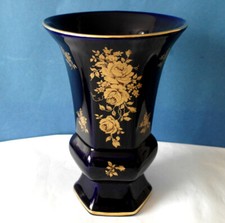 Vaso porcellana blu - vaso,