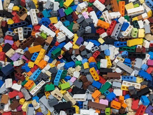 Mattoncini lego 475 pezzi - mattoncini,
