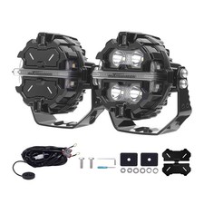Faro LED 3.5" RGB DRL Ambra