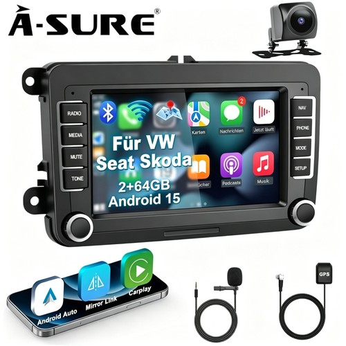Autoradio 64g android15 - autoradio, 2+64g