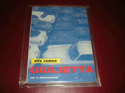 Alfa romeo libretto uso - alfa, e
