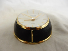 Sveglia da scrivania ben nota anni 50 LOOPING 15 Jewels Swiss made 8 giorni + custodia