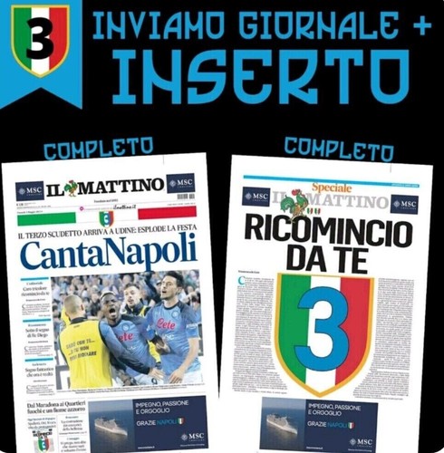 Giornale napoli campione - napoli,