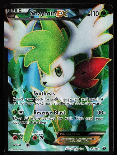 Carta pokemon shaymin 99 - shaymin, 94/99