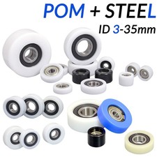 Ruota a rulli in nylon Ø3-35