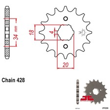 Sprockets jtf259 14 - jt, jtf259.14