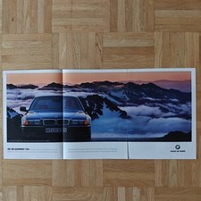 BMW 750i Serie 7 Auto 1995 Vintage Pubblicità Annuncio Advertise Advertising