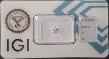 0.50 D IF ID 3EX N - Diamante NATURALE Taglio Brillante Certificato IGI Anversa