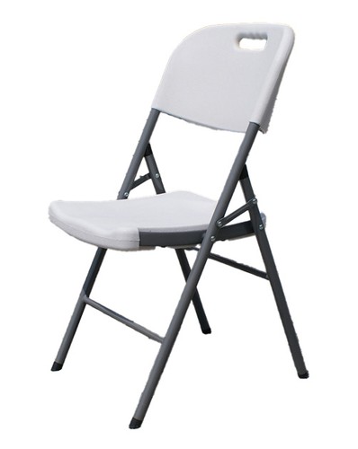 Sedia pieghevole bianco - pieghevole,