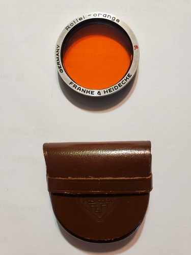 Rollei arancione vintage