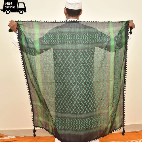 Sciarpa keffiyeh verde - verde, scuro