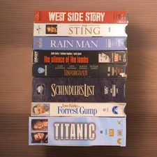 VHS Tapes Lot of 8 Movies -