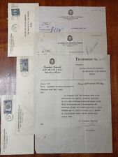 FRANCO FONTANA 3 LETTERE FIRMATE CONSOLE GENERALE ITALIANO CHICAGO USA 1937