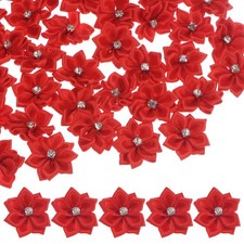 150pz fiori di nastro di raso
