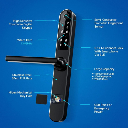 Luston slim smart - smart, lock