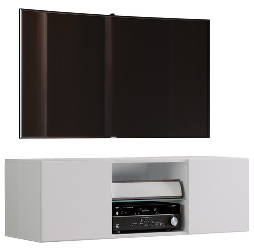 Legno parete lowboard - legno, tv
