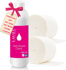 Cleaner 1000 Ml Con 1000 Pads - Sgrassatore per Gel Semipermanente - Set per Man