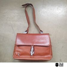 Borsa in pelle e alluminio