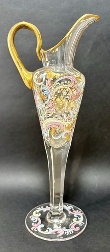 Caraffa vetro decorata in - caraffa, di