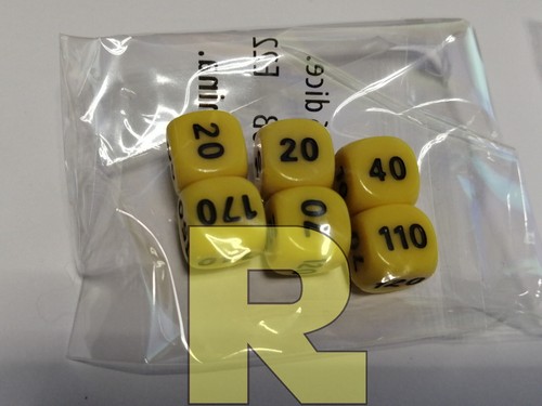 Set dadi facce - 6, 6