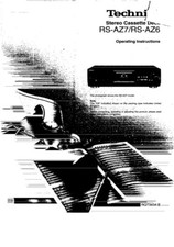 Technics RS-AZ6 RS-AZ7