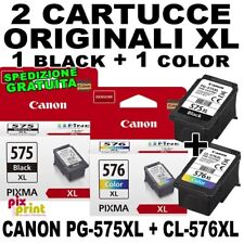 KIT XL Canon PG-575 XL + CL-576 XL ORIGINALI cartucce nero+colore TS3550i TR4750