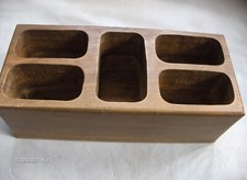 SCATOLA in legno di Olivo . Vintage . Svuota tasche, Portagioie, Portaoggetti.