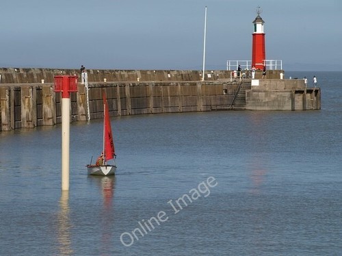 Photo 6x4 watchet harbour - watchet,