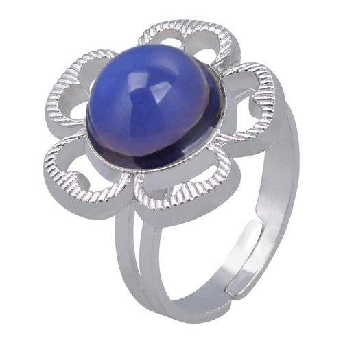 Anello con design girasole - con,