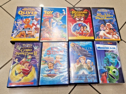 Disney collezione vhs lotto - collezione, 8
