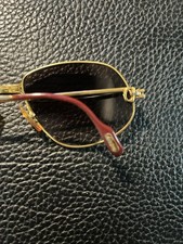 Occhiali da sole vintage placcati oro Cartier PARIS Francia mod. PANTHERE 59-16 140 
