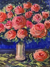 Pittura Gouache Fiore Fiori