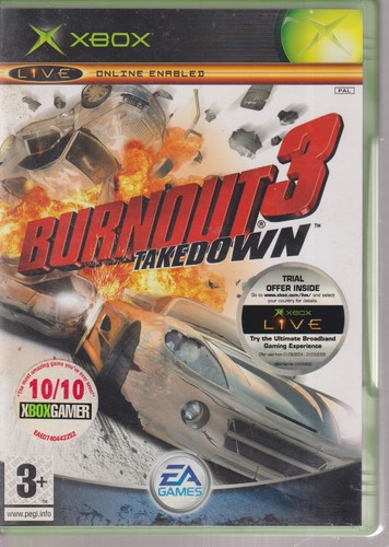 Burnout takedown xbox - burnout, +