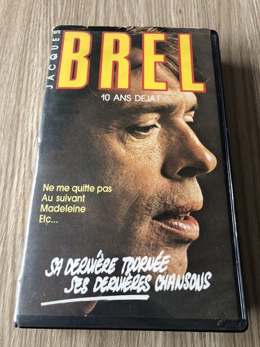 Cassette vidéo vhs film brel - vidÉo,