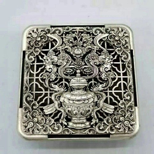 Vaso rame argento tibet - vaso,