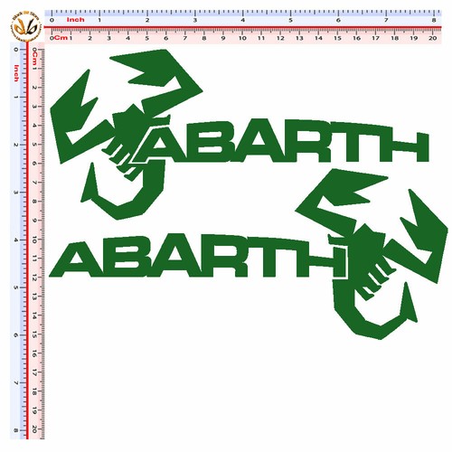 Abarth adesivi scorpione pvc