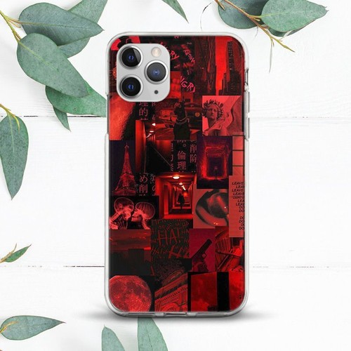 Custodia collage rosso