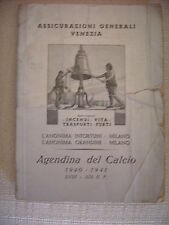RARO ALMANACCO AGENDINA DEL CALCIO BARLASSINA 1940-41 XVIII - XIX E.F.