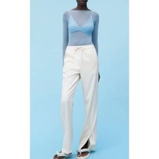 NEW Zara High Waisted Cream