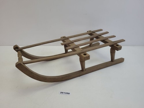 Slitta per bambole legno