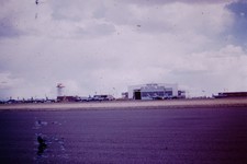 Base Guardia Nazionale Aerea Montana anni 50 bordo rosso Kodachrome scivolo CA-J