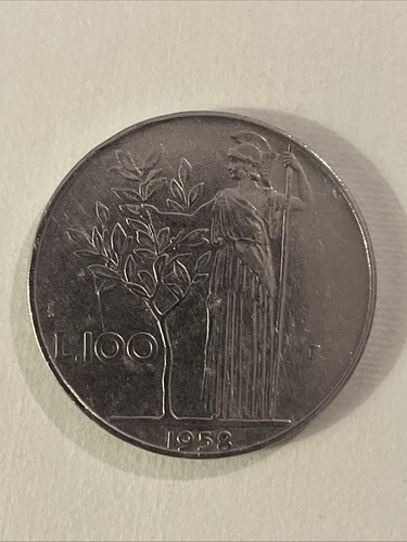100 lire 1958 moneta - lire,