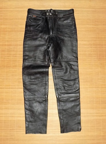 Pantalone pelle nero - in,