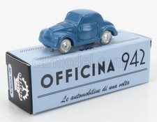 MODELLINO AUTO STATICO FIAT 500C TOPOLINO 1949 BLU OFFICINA 942 scala 1/76