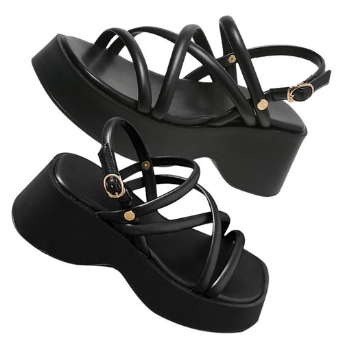 Paio sandali con zeppa - paio,