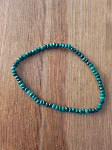 Bracciale elastico malachite - bracciale,