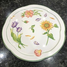 Tiffany Petals Tiffany & Co Plate Designed By Tiffany & Co-1998 Collectable GC