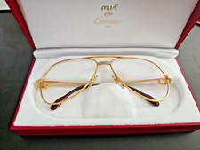 Lunettes Vintage Cartier MUST Vendome Louis plaqué Or