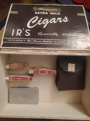 Scatola sigari vintage nat - vintage,