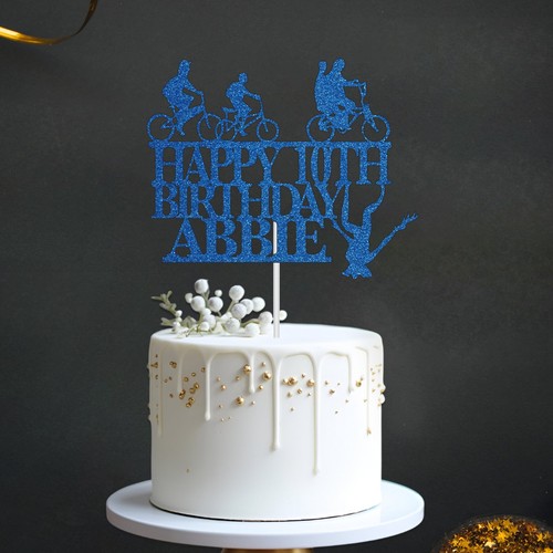 Cake topper glitterato - cake,